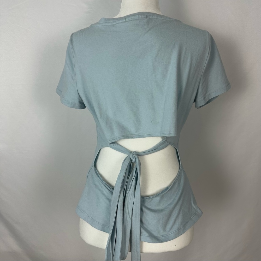 Anthropologie Maeve Tie Back Shirt - Picture 2 of 4